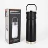 Nice Custom Color logo Portable School Stainless Steel 304 Vacuum Flask Powder Coated Water Bottle Insulated for Sports