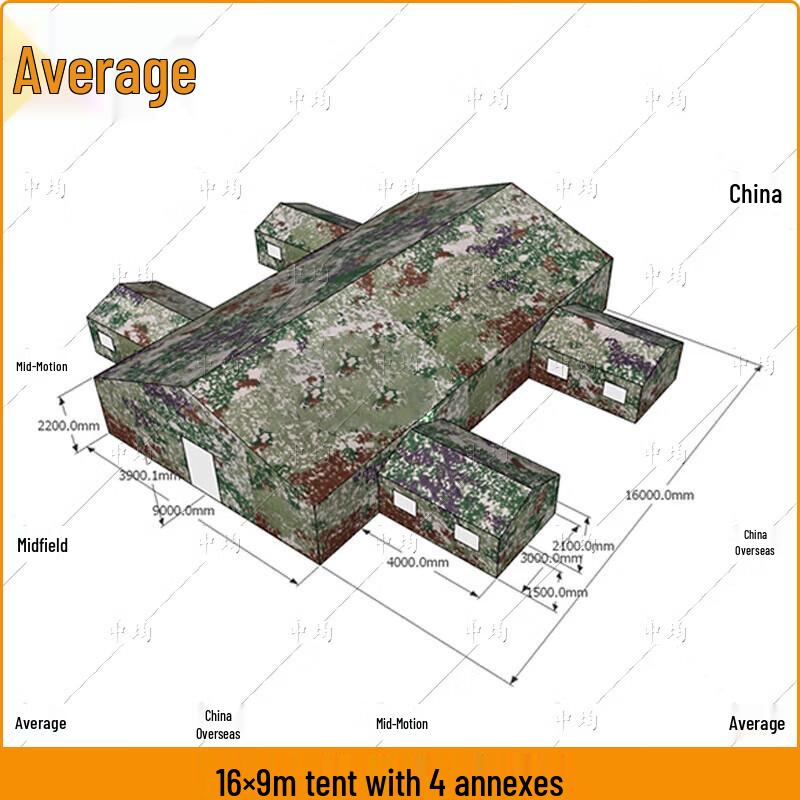 Camouflage Command Tent