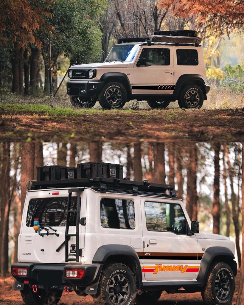 Maplewoodcar Jimny Aufkleber, Groß [1 Paar/125cm] Original Design, Cool, Wasserdicht