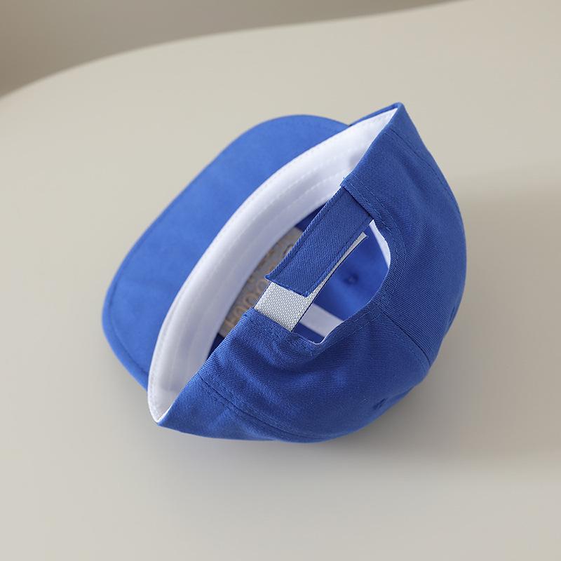 Korean Style Children's Sun Protection Baseball Cap - Soft Brim, Spring/Summer Hat for Boys and Girls