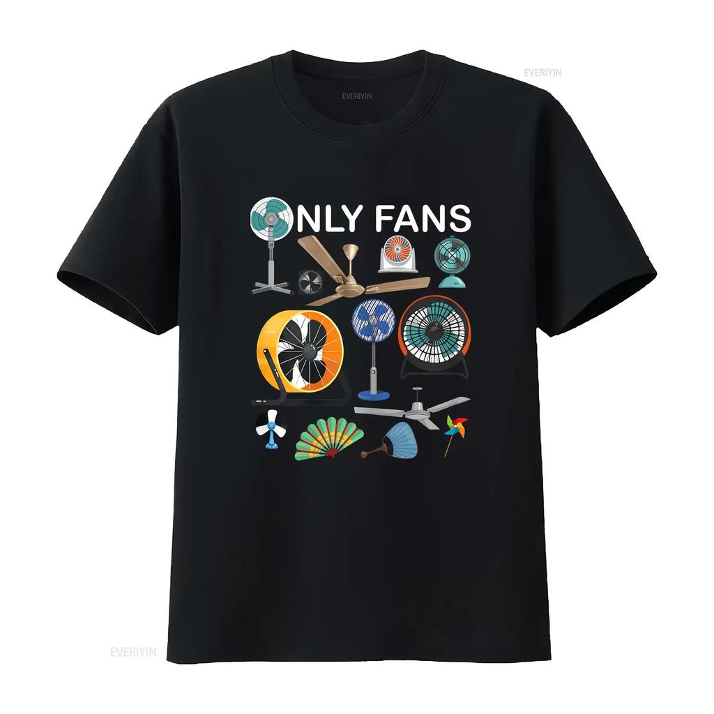 Only Fan Set Funny Ventilators And Fans Design Ladies' Crewneck T Shirt Vintage Washed Slightly