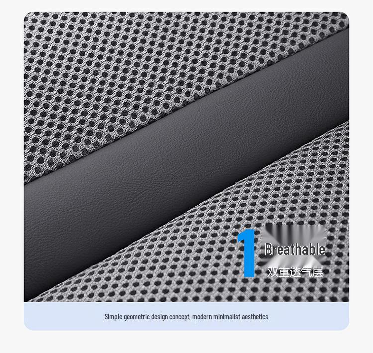 Leather & Gel Car Seat Cushion - Universal, All-Season Fit for MPVs, Sedans, Trucks, SUVs, Off-Road Vehicles