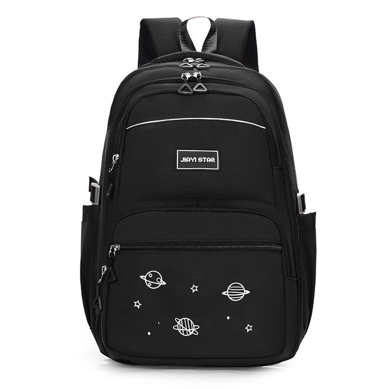Women's Large Capacity Backpack Print Men's Backpack Junior High School Student Schoolbag