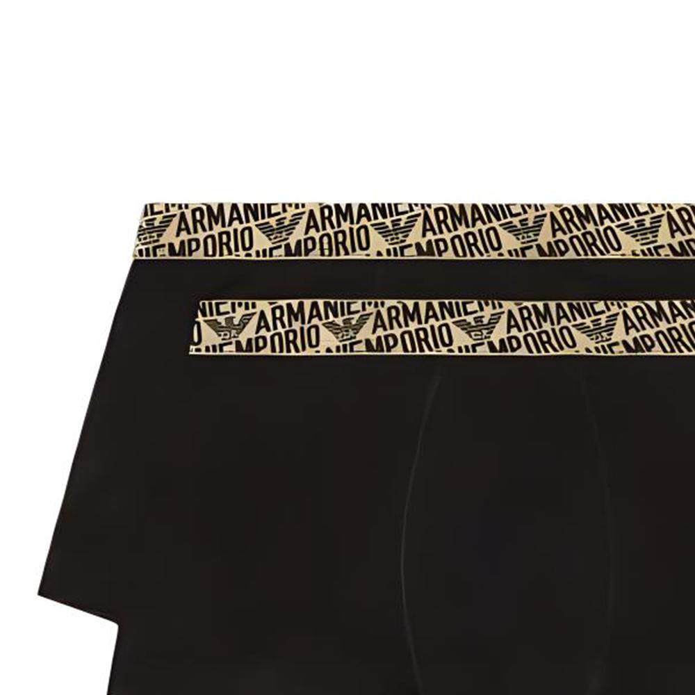 Emporio Armani FW24 Logo Print Cotton Stretch Underwear 2-Pack Men underwear 111210-4F598-17020