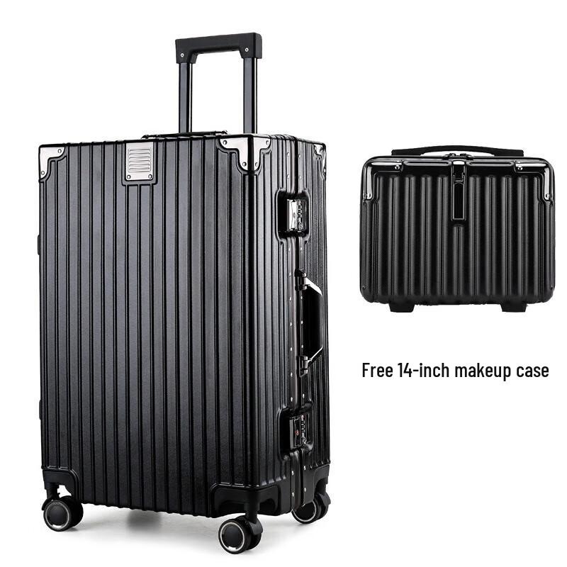 Kurunqi Aluminum Frame Large Capacity Luggage 20 inch