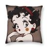 Anime B-Betty Boops Pillowcase Printing Polyester Cushion Cover Gift Cartoon Throw Pillow Case Cover Home Dropshipping 40*40Cm