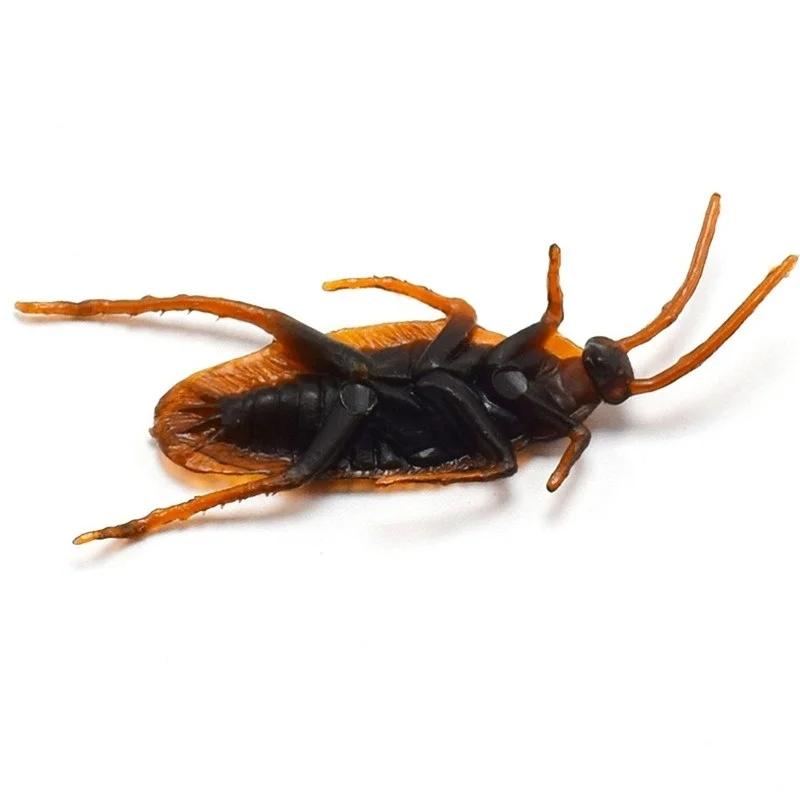 2026 New 10pcs/set Funny Fake Cockroach Halloween Decoration Jokes Pranks Maker Novelty Tricks Simulation False Cockroach Toys