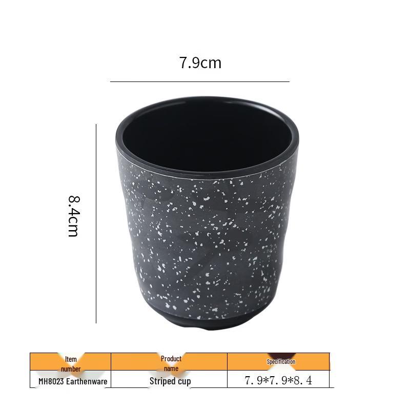 ZISIZ Japanese Style Melamine Divided Deep Plate Set