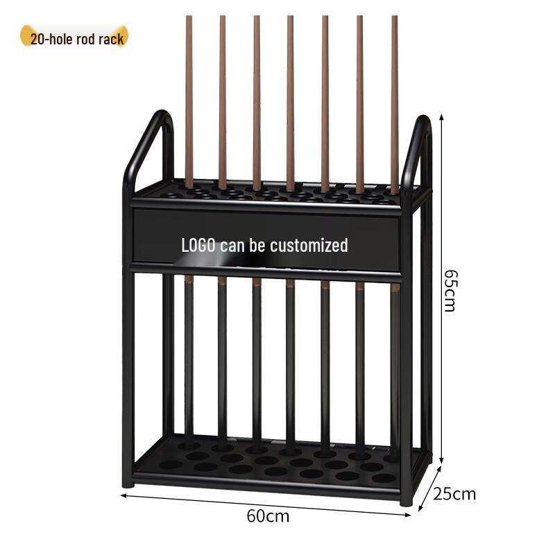 Floor Standing 20-Cue Billiard Rack