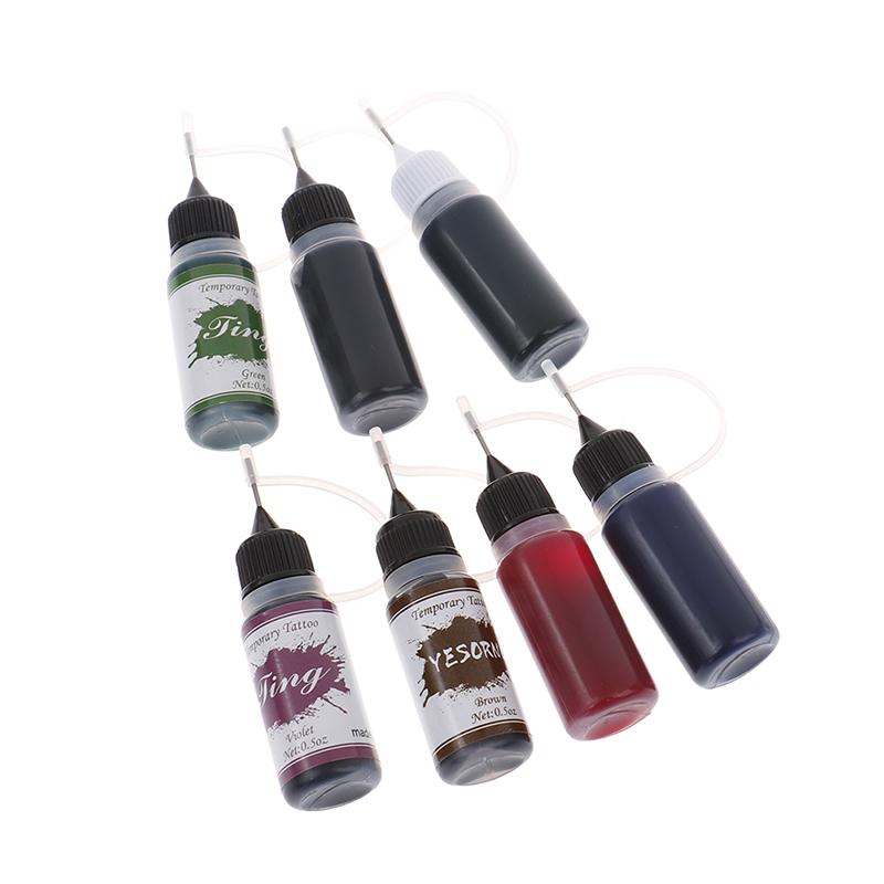 10Ml Natural Herbal Henna Cones Temporary Tattoo Kit Art Body Ink Paint