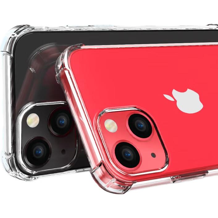 ESCASE IPhone 14 Case, Full Coverage Transparent Protective Cover for IPhone 14, Airbag Shockproof Silicone Soft Case, Simple Design for Men And Wome