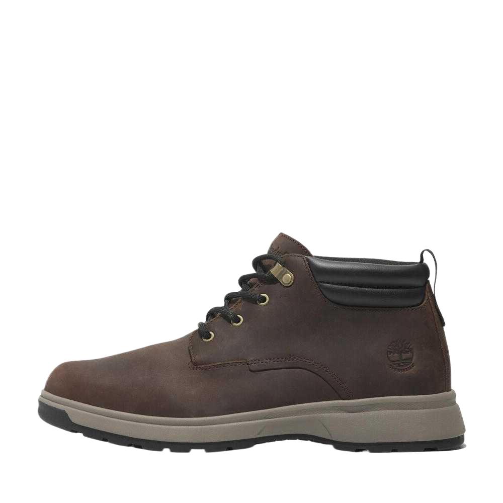 Timberland Chukka Leather Waterproof Durable Comfortable Simple Trendy Versatile Short Outdoor Boots Men boots Brown TB1A5SAMW01