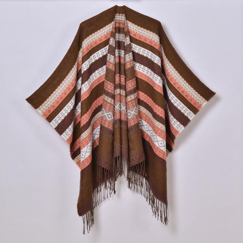 Nepal Travel Shawl Super Beautiful Women Take Pictures To Keep Warm Outside Cape Autumn and Winter Imitation Cashmere Scarf New Product