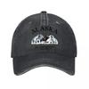 Alaska Moose Mountain Casual New Vintage Washed Baseball Cap