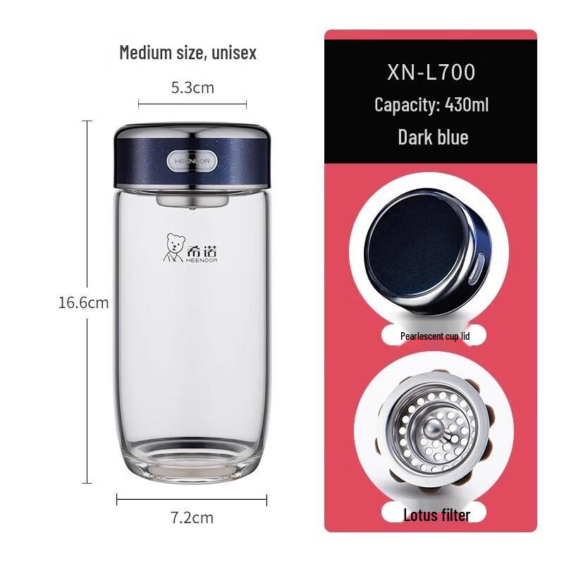 

Xinuo Single-Layer Borosilicate Glass Water Cup