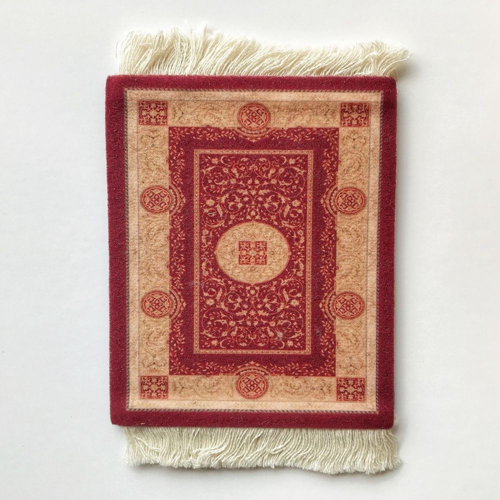 With Tassel Heat-resistant Desk Cushion Retro Pattern Table Decor Kitchen Accessories Coaster Cup Pads Table Mat Placemat