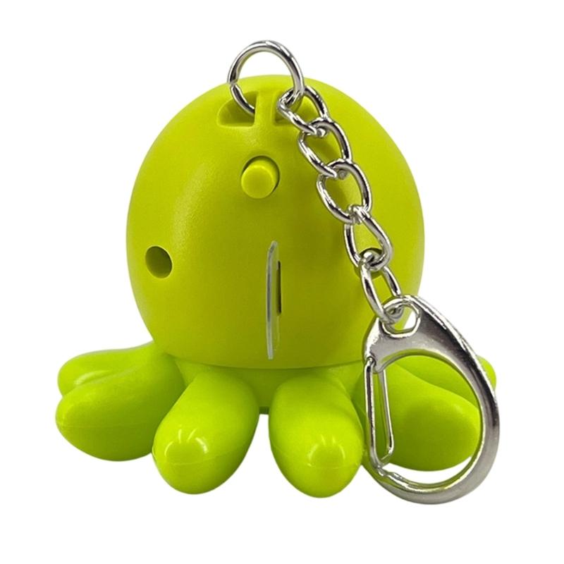 ABS Animal Shaped Flashlight Keychain Builts In Light for Dark Conditions Cartoon Animal Portable Accessory