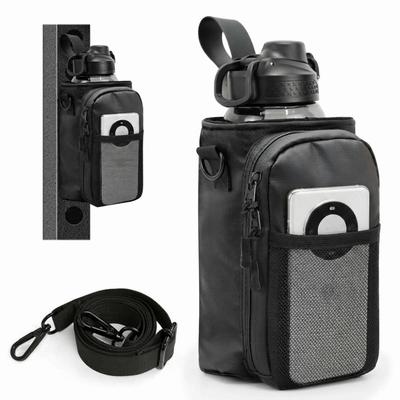 With Phone Pockets Magnetic Water Bottle Bag Waterproof Water Bottle Bags  Workout