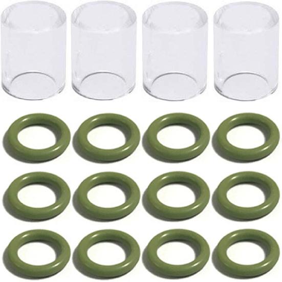 Zinger 37pcs TIG Welding Torch Gas Lens Kit Accessories for DB SR WP 9 20 25 Tig Welding Torch,with #10 Cup+Alumina Nozzle+Collet+Gas Lens Collets