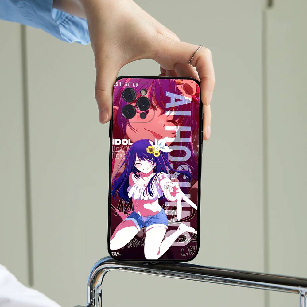 

Anime Oshi No Ko Phone Case For Iphone 17 16 15 16e 14 13 12 11 Pro Max Plus Case Cover Coque For iPhone 15