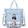 Demon Slayer Tote Bag Crossbody Bag Carrying Bag Shoulder Bag for Teenager Girl Boy Back To School Bag Men Women Leisure Travel Bag Mochila