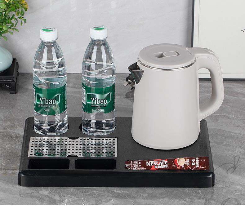 Compact 304 Stainless Steel Electric Kettle for Hotel Rooms & B&Bs