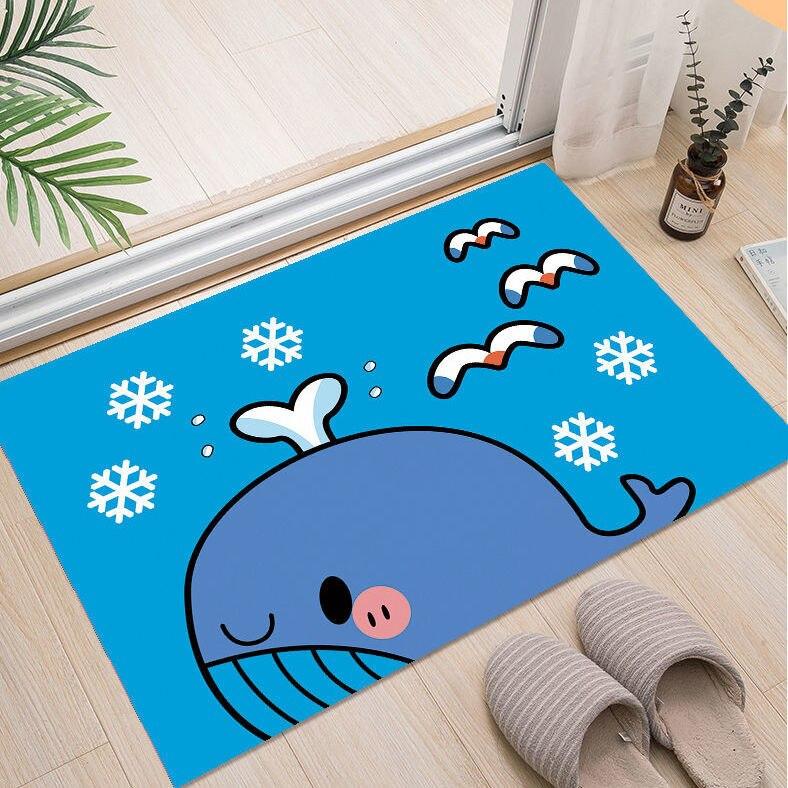 Leuke Cartoon Tapijt Badkamer Entree Deurmat Absorberende Mat Anti-Slip Keuken Tapijt Slaapkamer Deur Floor Tapijten Kamer Stofdicht Matten