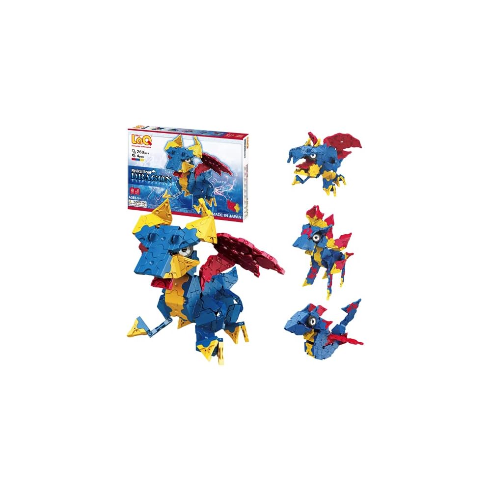 LaQ Mystical Beasts Dragon Toy Building Set Creative Construction Play for Kids