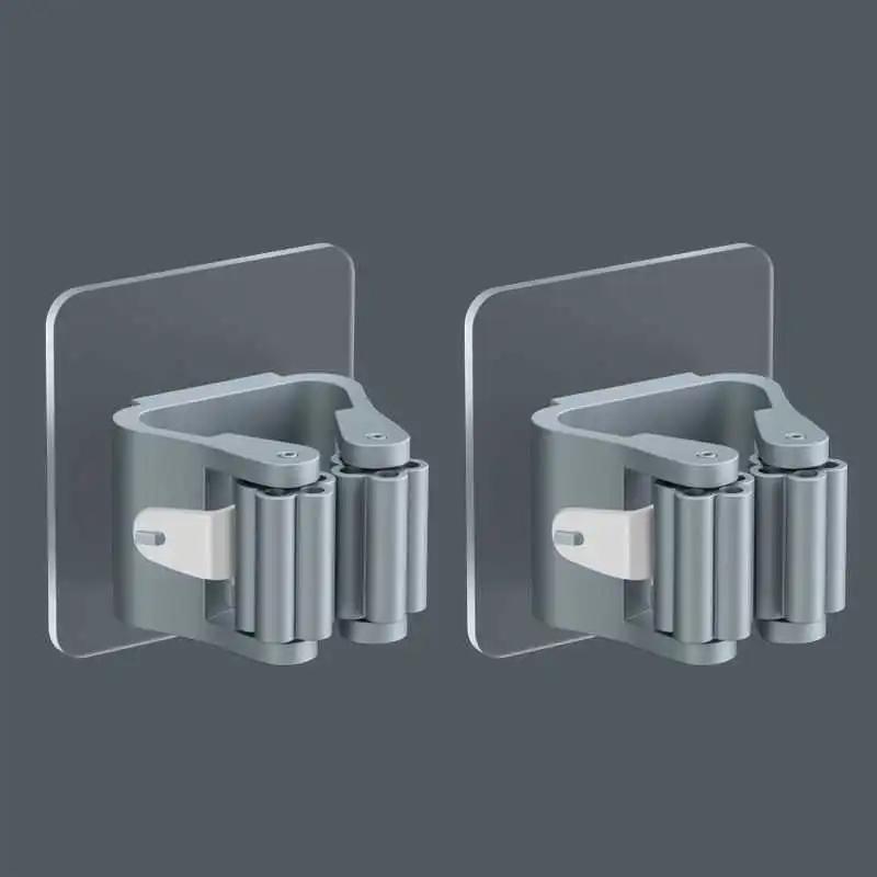 

2/4 шт. домашняя полка для хранения, всасывающая подвесная труба для ванной комнаты, бесследные крючки, настенный органайзер для швабры, держатель, водонепроницаемая вешалка для метлы