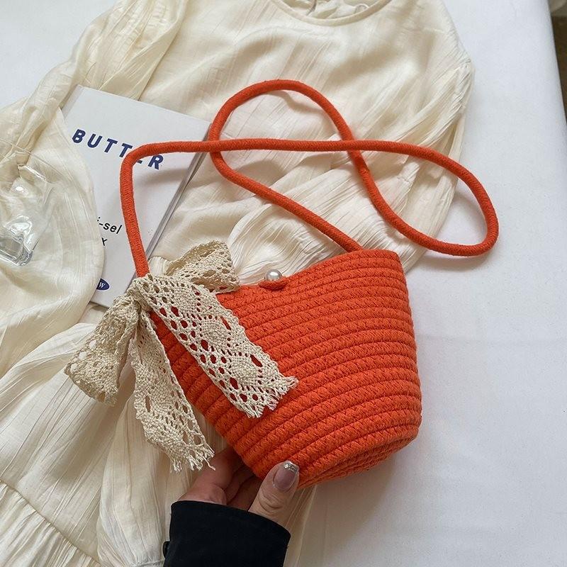 Fashionable Small Shoulder Bag For Women With Colorful Scarf And Unique Style