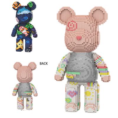 Building Blocks Toys Giant Teddy Fluid Violence Bear Model Constructor Bricks Toys Novel Children Valentine Day Gifts