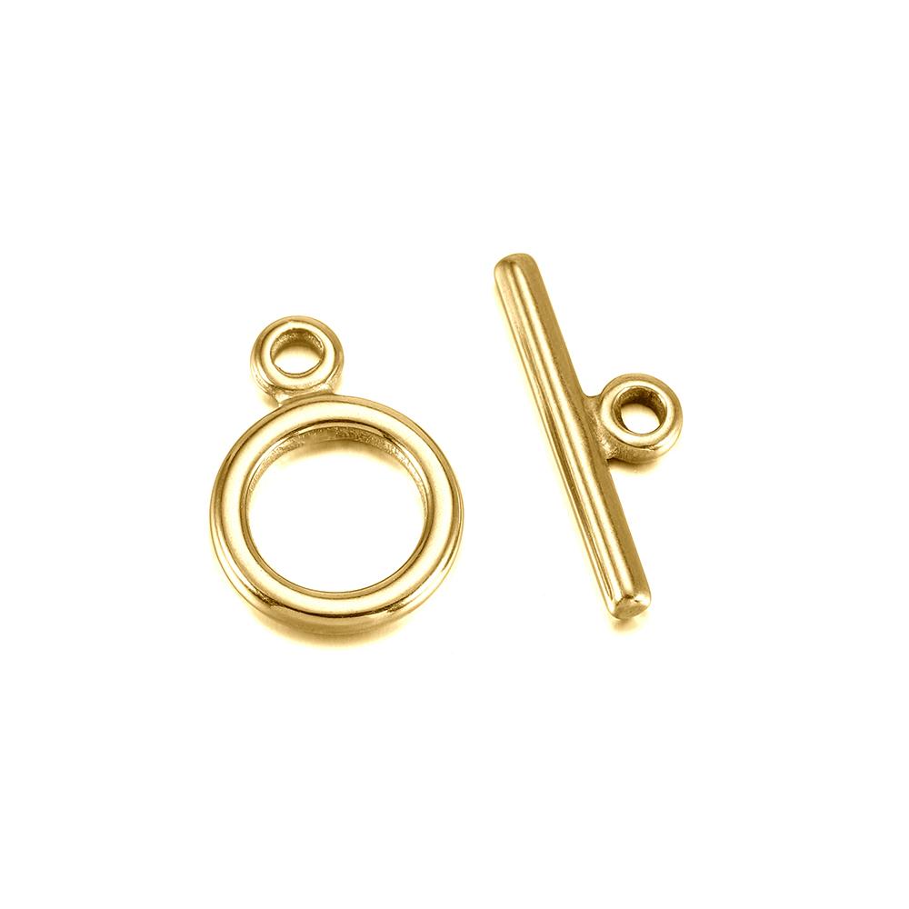 16 Styles Gold High Quality Stainless Steel OT Clasps Connectors for DIY Bracelet Necklace Jewelry Findings Making Accessories