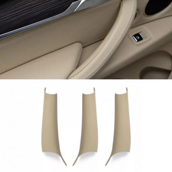 

3Pcs For 2015-2018 BMW X5 F15 X6 F16 Interior Door Side Pull Handle Cover Trim