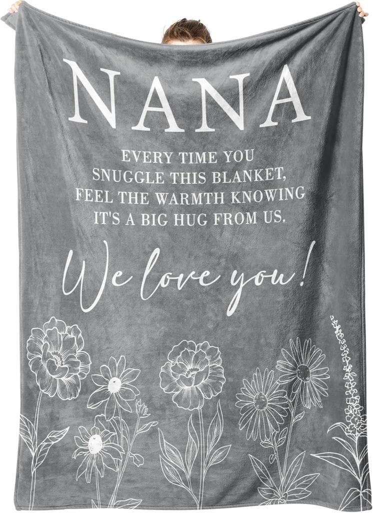Grandma Gifts in Spanish Abuela Gifts Abuelita Blanket for Grandma Festival Birthday Gifts Regalos para Abuela/Abuelita throw