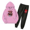 Kids Hoodie and Sweatpants Set Graphic Print with Pockets for Boys and Girls
