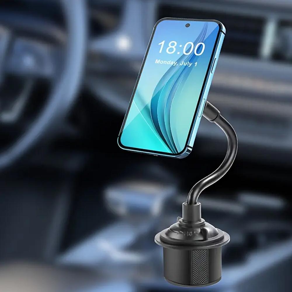 Supporto per Telefono Magnetico Universale per Portabicchieri Auto Supporto Stand per IPhone 16/15/14/13 12 Pro Plus Max 4-7" Cellulari Smartphone GPS