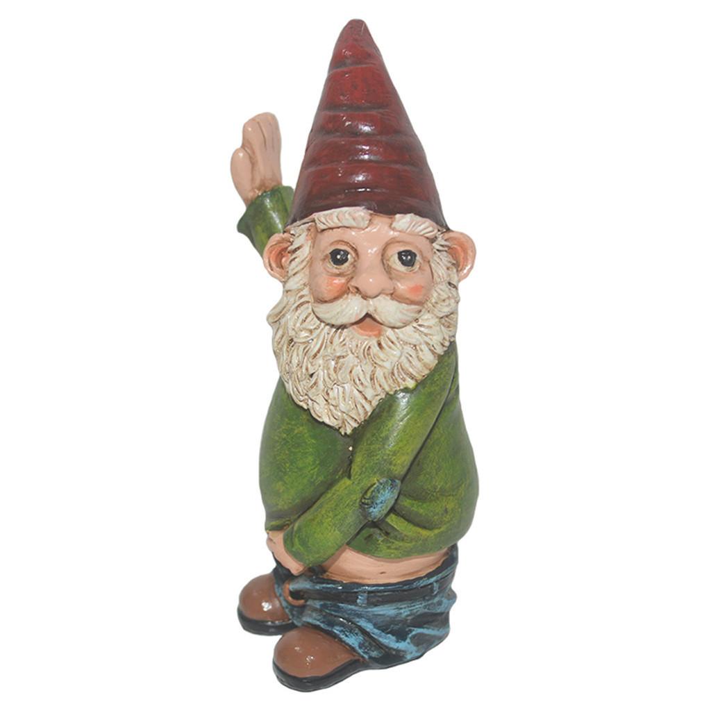Charming Resin Gnome Statue Whimsical Dwarf Figurine For Christmas Garden Decor