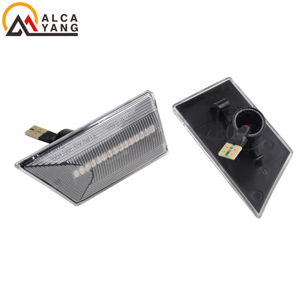 Car Led Dynamic Turn Signal Light For Opel Vectra C 2002-2008 Signum 2003-2008 Side Marker Fender Lights Blinker Indicator LampTurn Signal 2