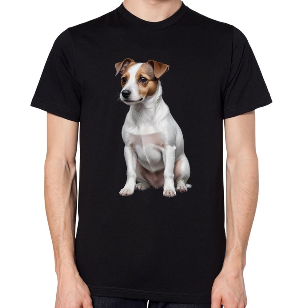 

Футболка с собакой джек-рассел для мужчин и женщин, унисекс 4XL