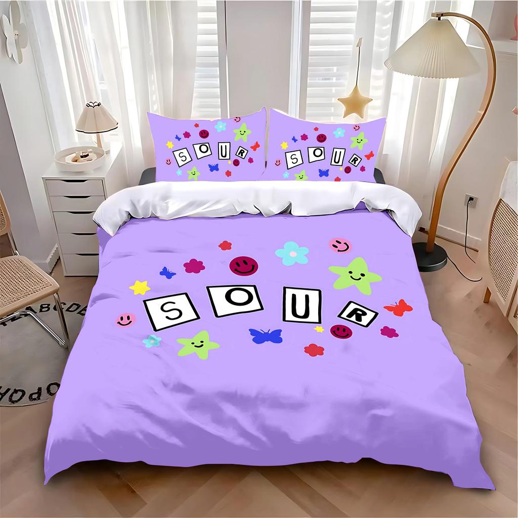 Bettbezug Kissenbezug Bettwäscheset Hot O-Olivias R-Rodrigos Erwachsener Junge Mädchen Schlafzimmer Dekoration Einzelbett Doppelbett Übergröße