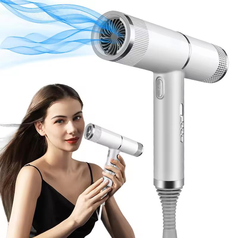 Big Power Hair Dryer Household Blow Salon Hand Dryer Negative Ion Electrical Hair Blow Dryer with Air Nozzle