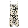 Rompers For Women Summer Casual Sleeveless Overall Comfy Loose Spaghetti Strap Romper Fashion Jumpsuit With Pockets
