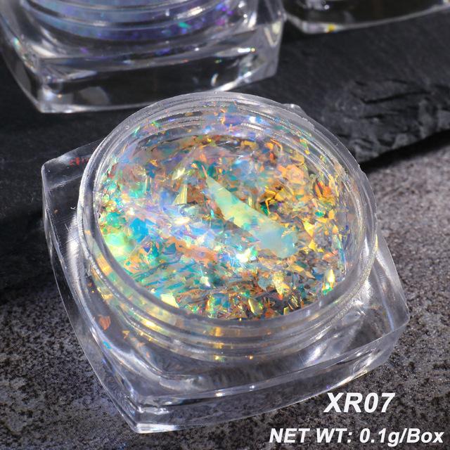 Glitter for DIY Manicure, Nail Decor and Projects, Shade 07