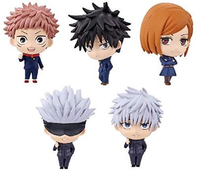 Jujutsu Kaisen Kapslová figurka Kompletní sada 5 figurek Tajná od Bandai Collection (včetně obrázků)