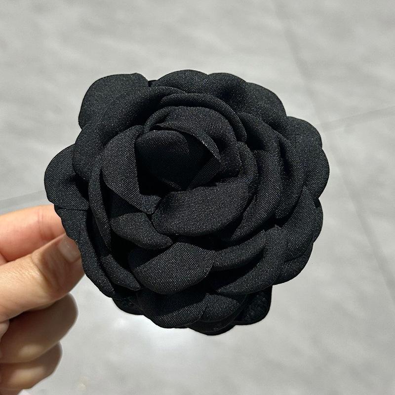 Agrafe de păr Vintage din material textil cu flori, crab, franceză, cu coadă de cal, fete, agrafe de păr, rechin, agrafe de păr pentru femei, accesorii de păr pentru pălării