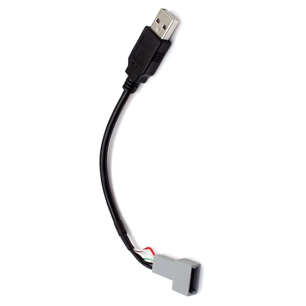 New Car 4 PIN Plug USB CD Radio Media Wire Cable Connector Adapter For Hyundai Kia