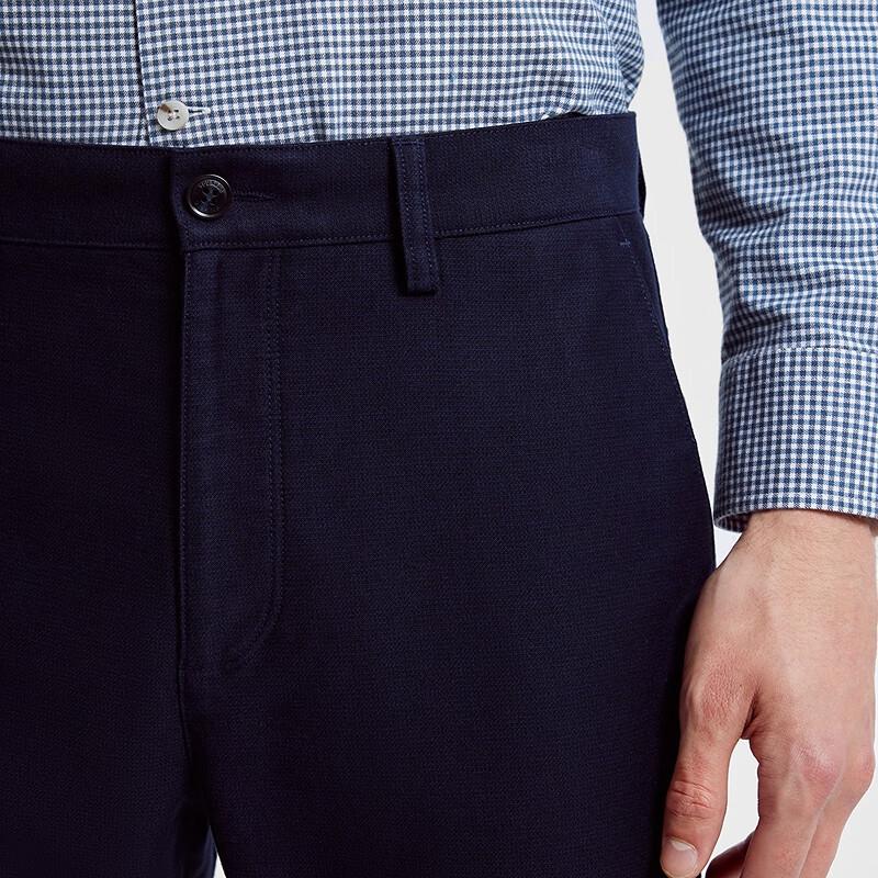 Yagol Men's Modal Wrinkle-Free Business Casual Straight-Leg Pants