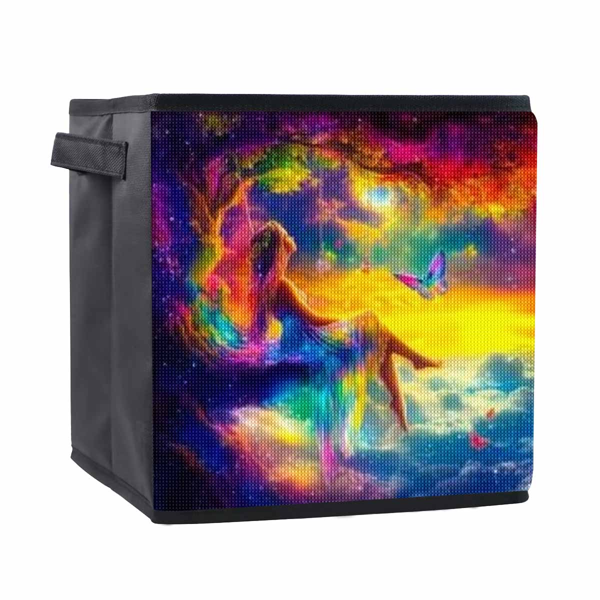 

The Girl on The Cloud 5D Diamond Painting Storage Basket Full Round Drill Mosaic Diamond Embroidery Cross Stitch Kits Home Decor Home Decor 25cmx25cm