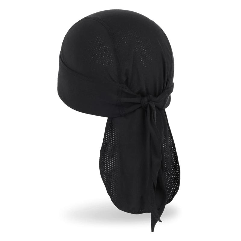 Elastic Sports Headwear With Sweat Barrier Sweatproof Sun Protecting Headscarf