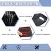 Center Console Carbon Fiber Gear Shift Knob Cover for Land Rover Discovery 3 Discovery 4 2004-2012 Auto Interior Accessories